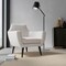 Ivory & Grey Small Scale Animal Print Linen Blend Upholstery Fabric by The Yard - SKU: Carmela Ivory